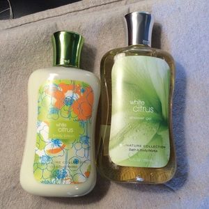 Bath and Body Works lotion & body wash set